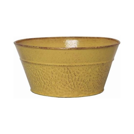 Headwind Consumer Products 8 in. Sunflower Yellow Cove Bowl Planter 229259